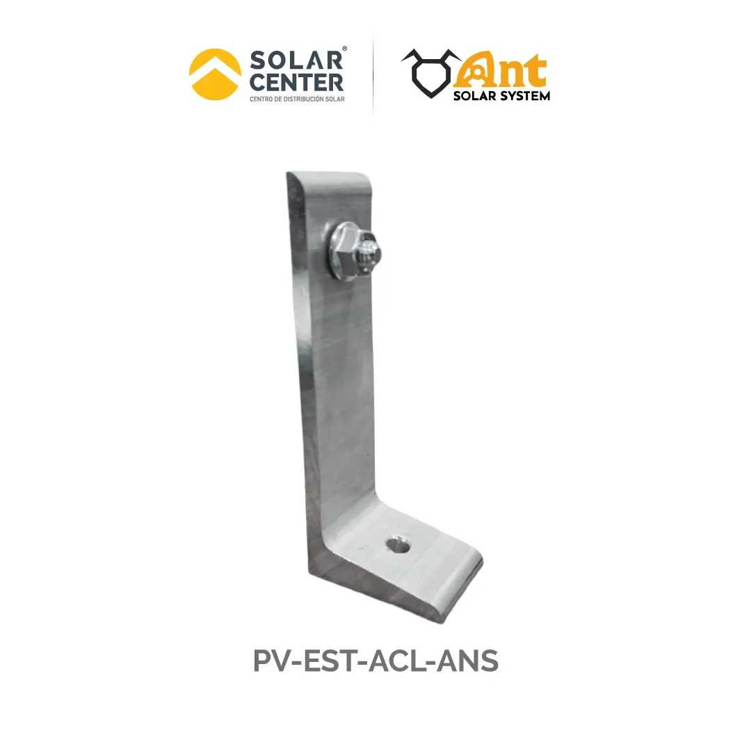 EST ANT SOLAR ANCLA COPLANAR "L" SET






